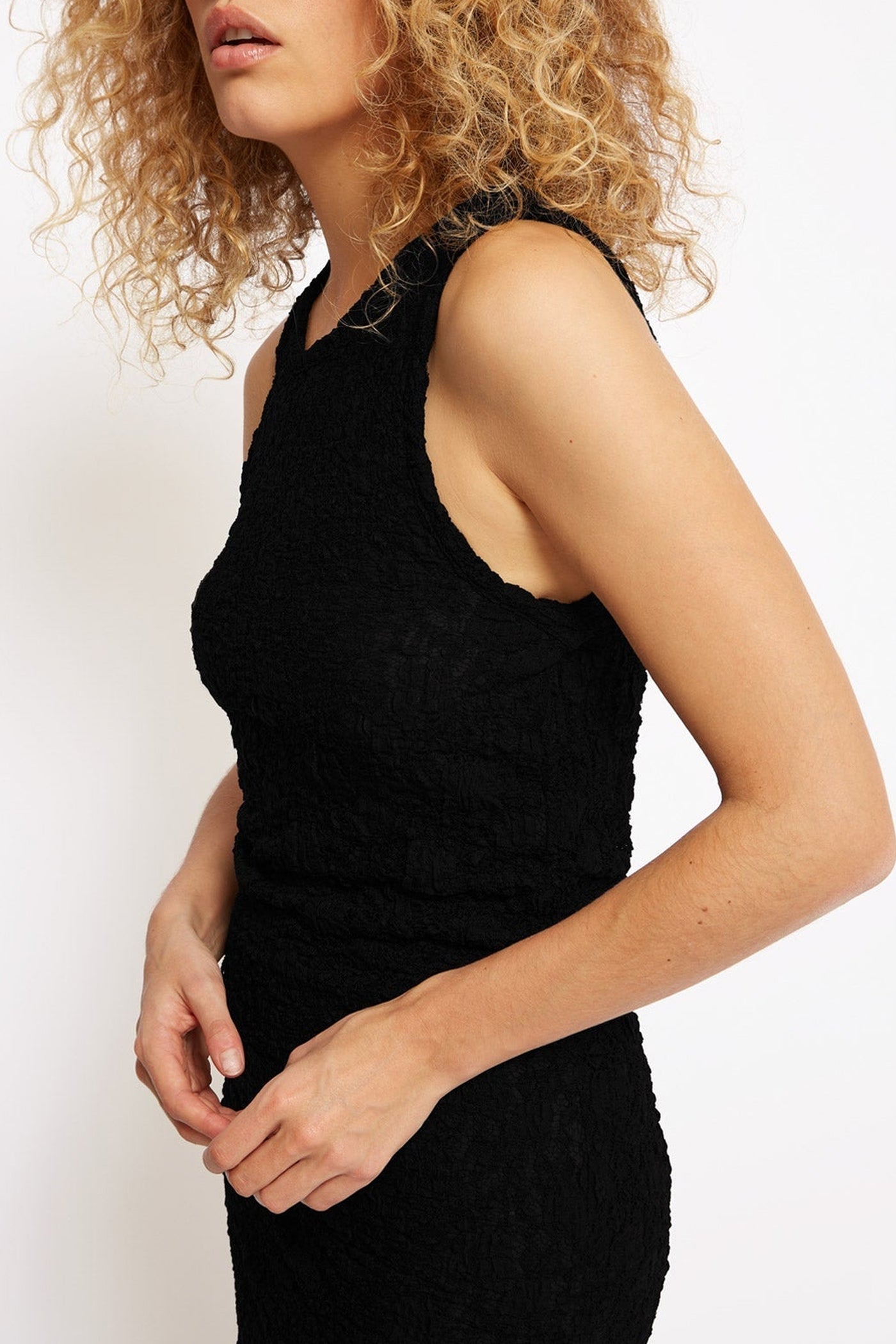Robe longue Fanette - Charbon