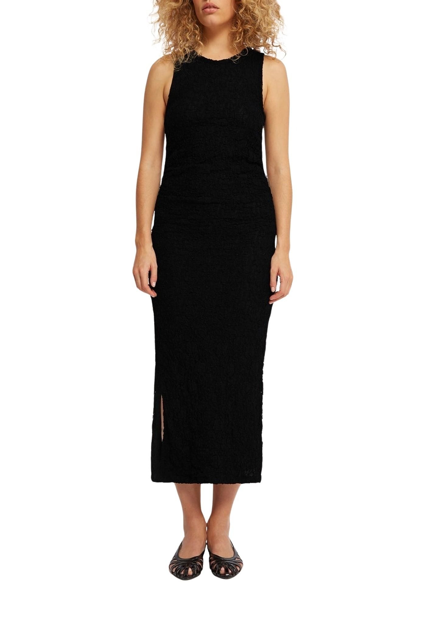 Robe longue Fanette - Charbon