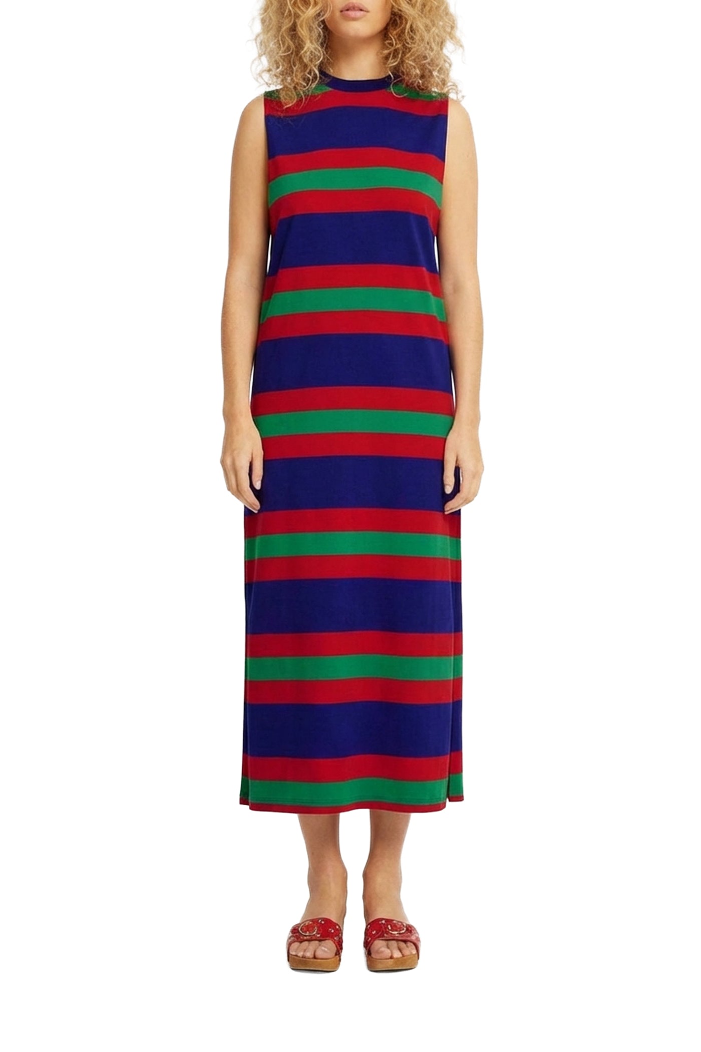 Frizzi cotton maxi dress - Blue