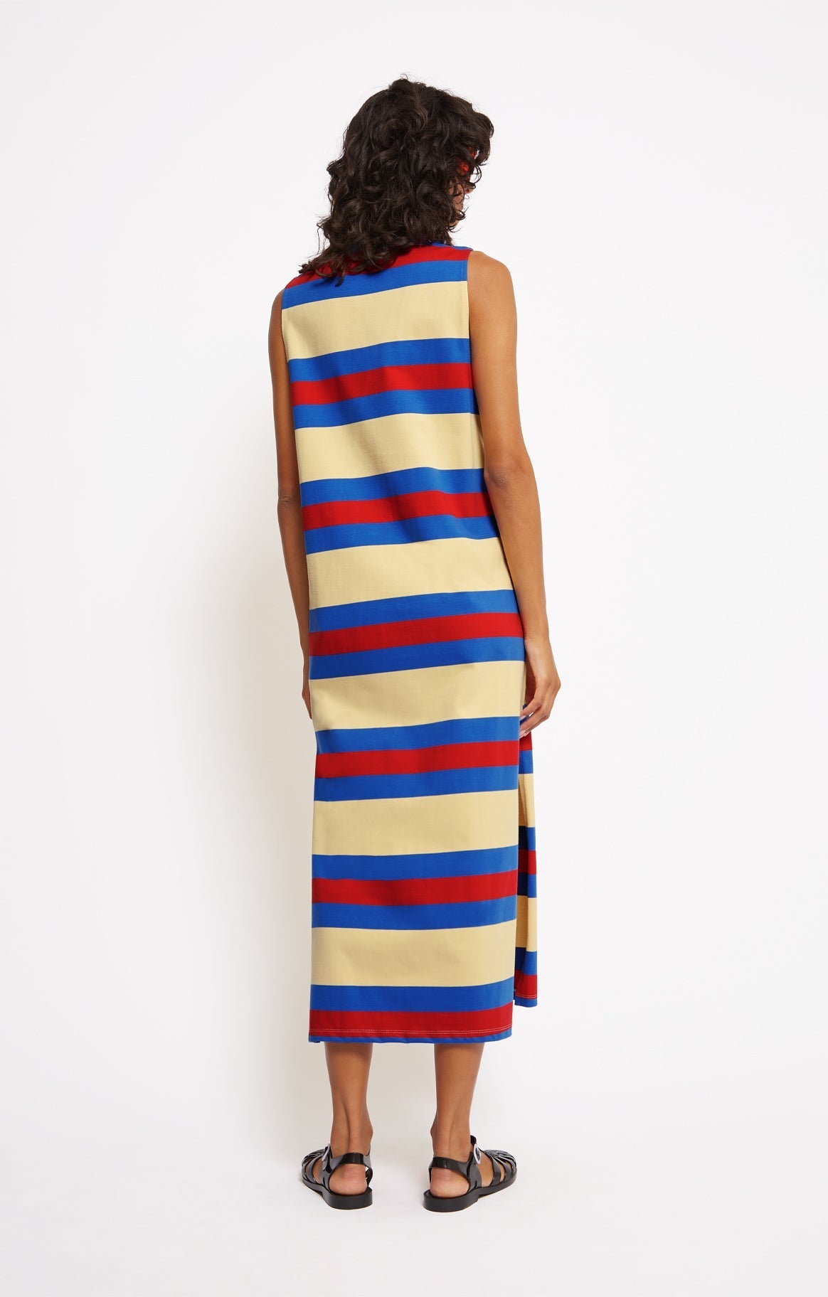 Robe longue Frizzi en coton - Yellow