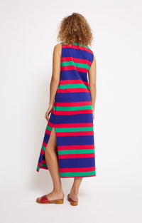 Frizzi cotton maxi dress - Blue