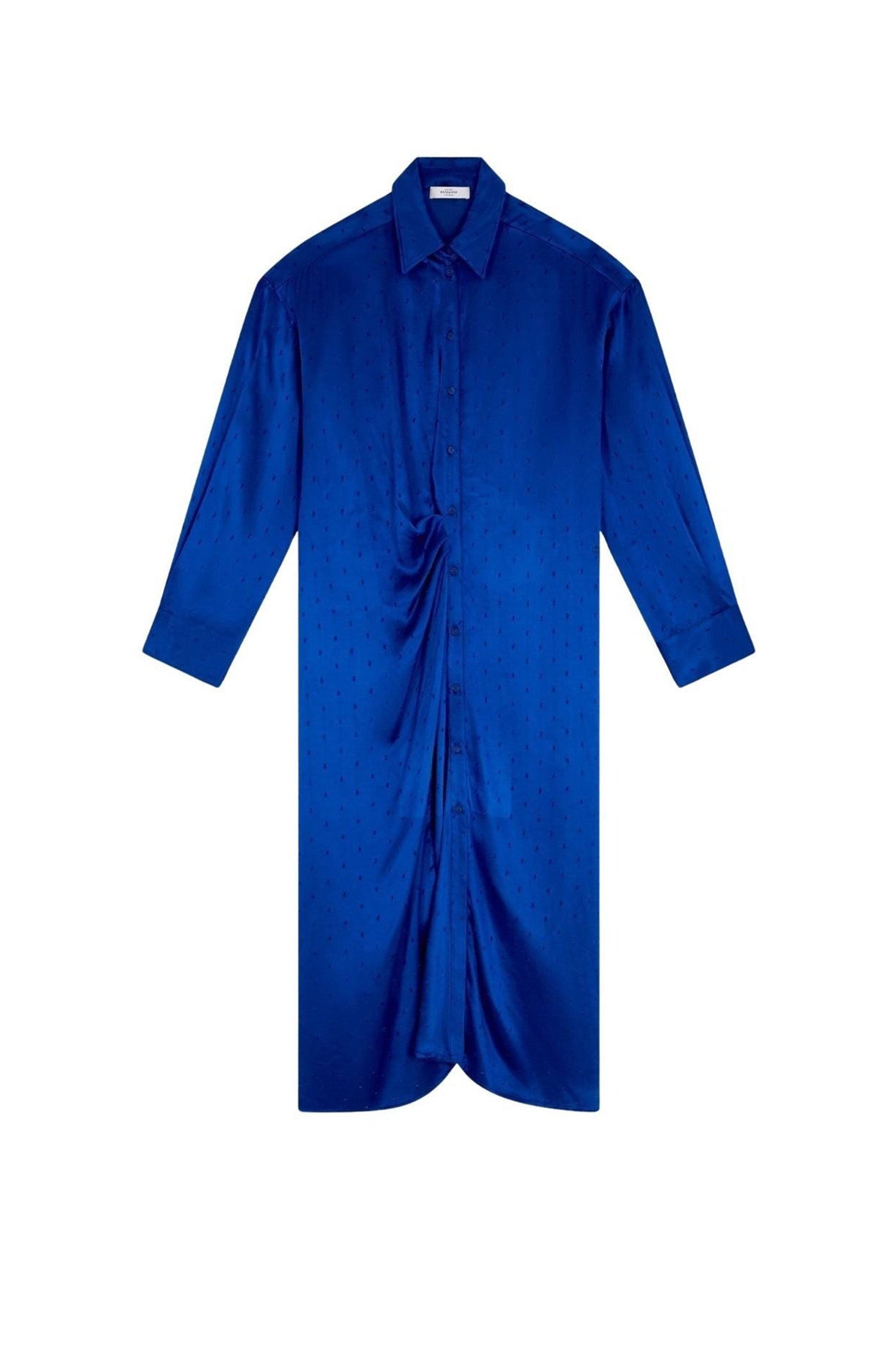 Robe longue Jilly droite twistée - Blue
