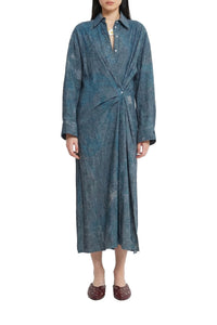 Robe longue Jilly en coton - Denim