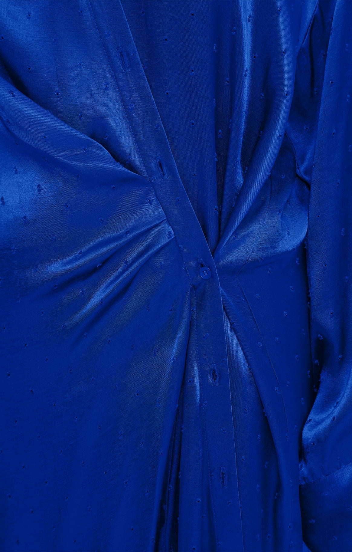 Robe longue Jilly droite twistée - Blue