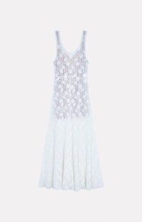 Robe longue Nicole - Blanc