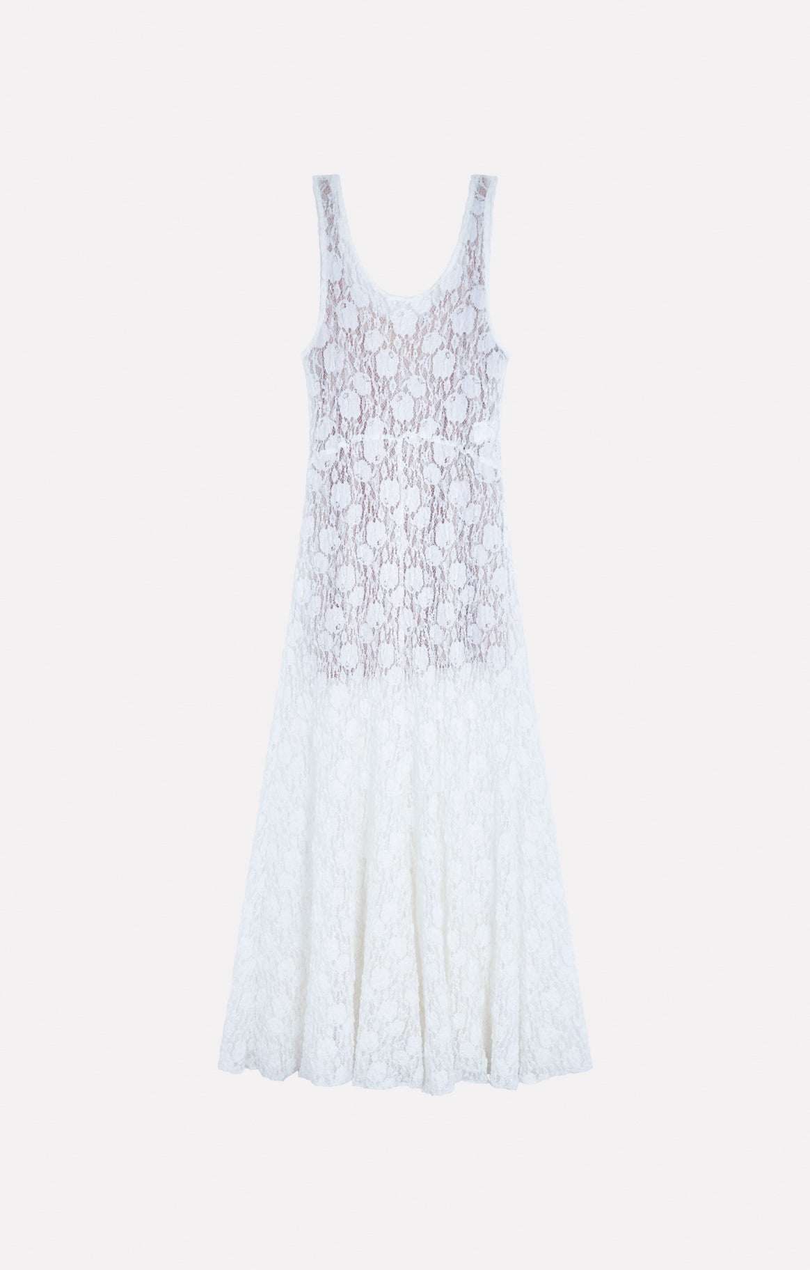 Robe longue Nicole - Blanc