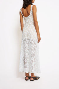 Robe longue Nicole - Blanc