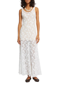 Robe longue Nicole - Blanc