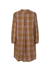 PARME/BEIGE ROBE CHAINE & TRAME ONAGRE