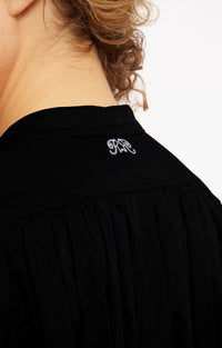 Robe midi Page en coton - Charbon