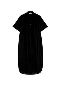 Robe midi Page en coton - Charbon