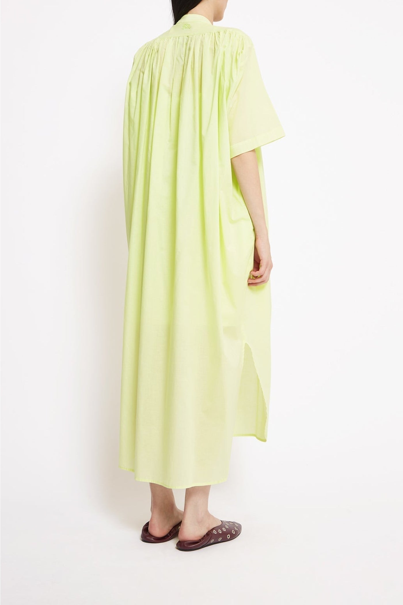 Robe midi Page en coton - Mojito