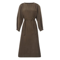 MARRON _ Robe Romance - Marron