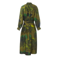 MULTICO VERT ROBE CHAINE & TRAME SAVANE