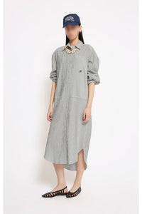 Robe longue Scoop en coton - Blanc