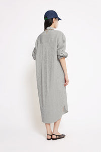 Robe longue Scoop en coton - Blanc