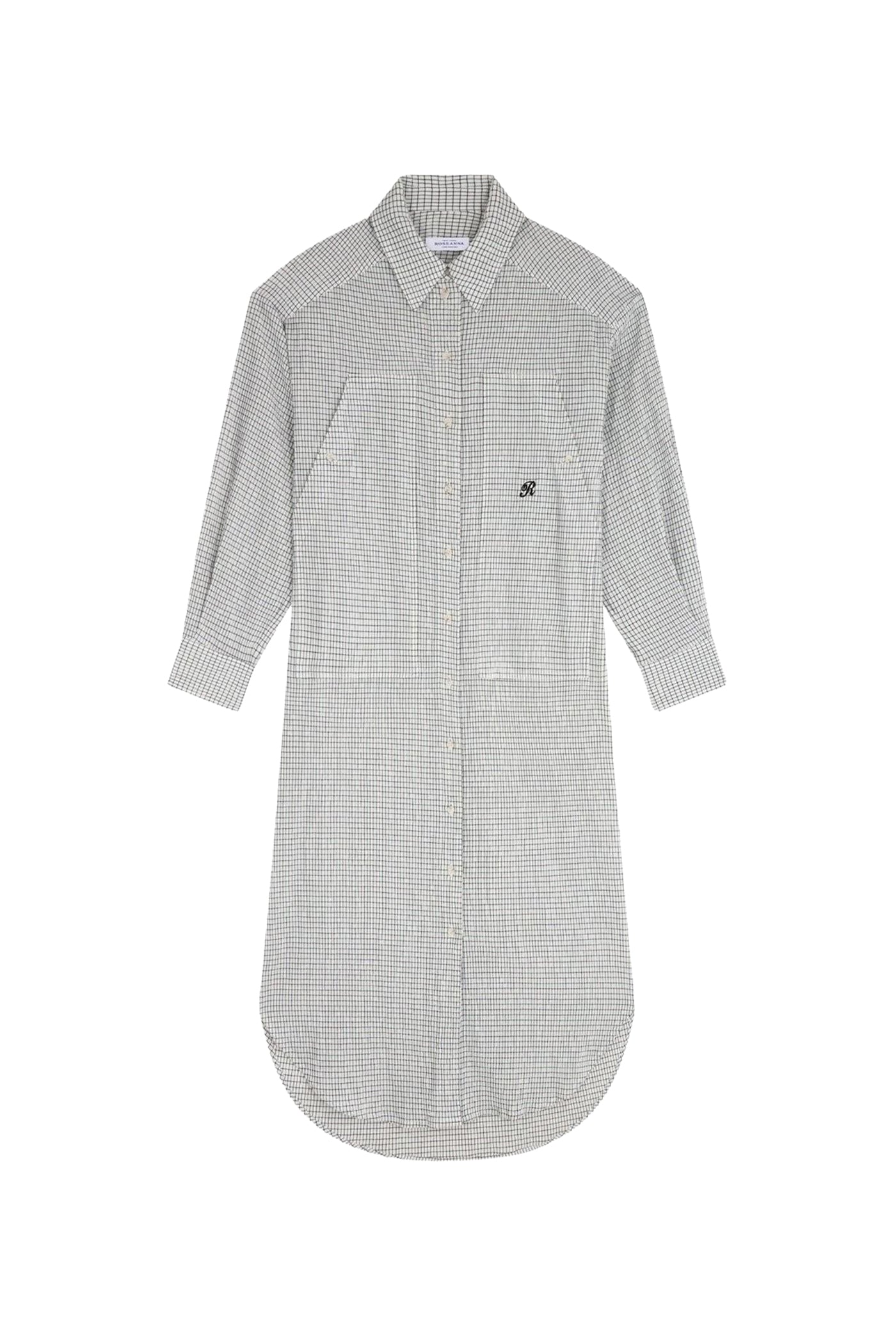 Robe longue Scoop en coton - Blanc