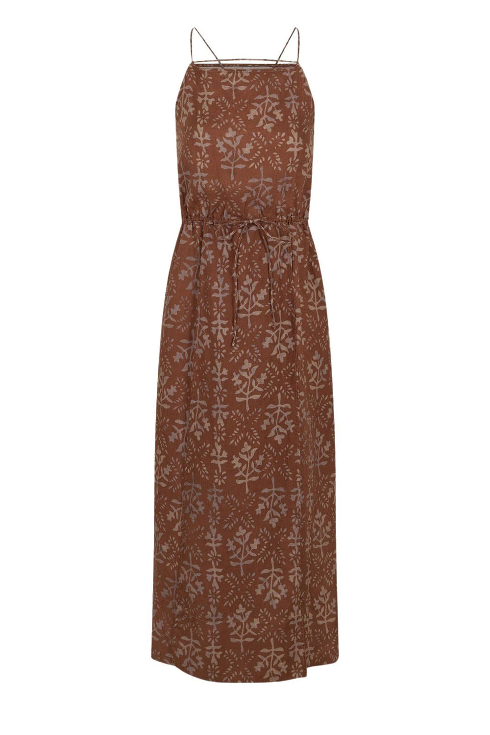 MARRON/PARME ROBE CHAINE & TRAME THEORIE