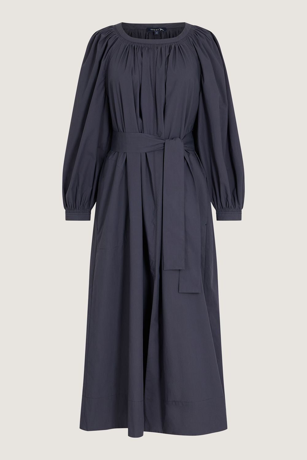 GRIS ANTHRACITE _ Robe Patrizia en coton - Gris anthracite