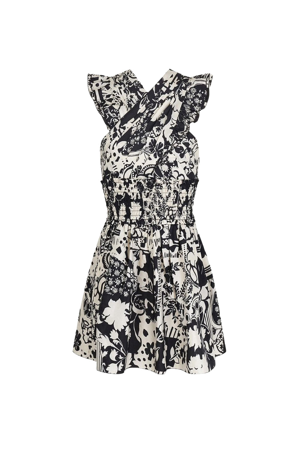 NOIR/ECRU ROBE CHAINE & TRAME QUIERO