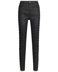 Jeans skinny Rock à laçets - Black