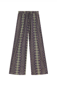 Pantalon Runner coupe droite fluide - Purple