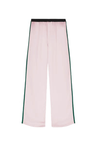 Pantalon Runningman coupe large fluide en lin mélangé - Pink