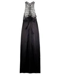 Robe longue sans manches - Noir