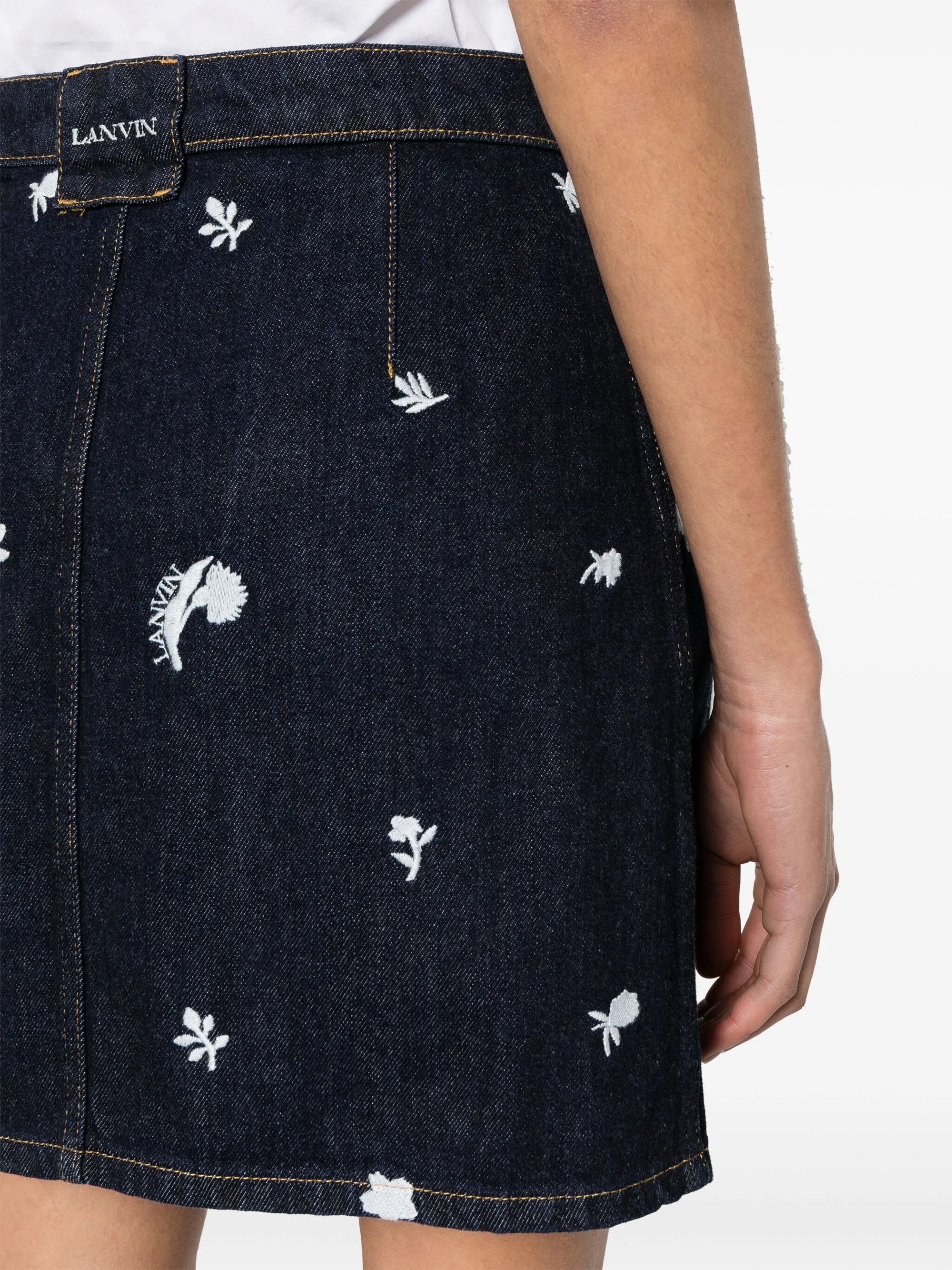 Jupe en denim courte - Bleu Marine