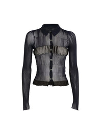 Chemise Sognu en maille - Navy