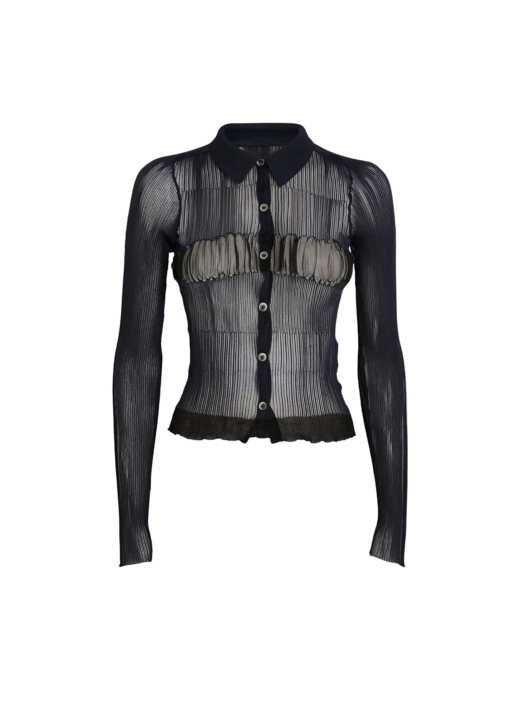 Chemise Sognu en maille - Navy