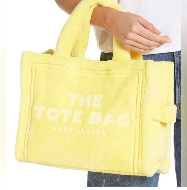 Sac à bandoulière The Tote Bag en fausse fourrure - Yellow