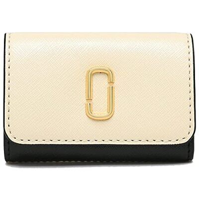 Portefeuille Snapshot en cuir - Noir & Ivoire