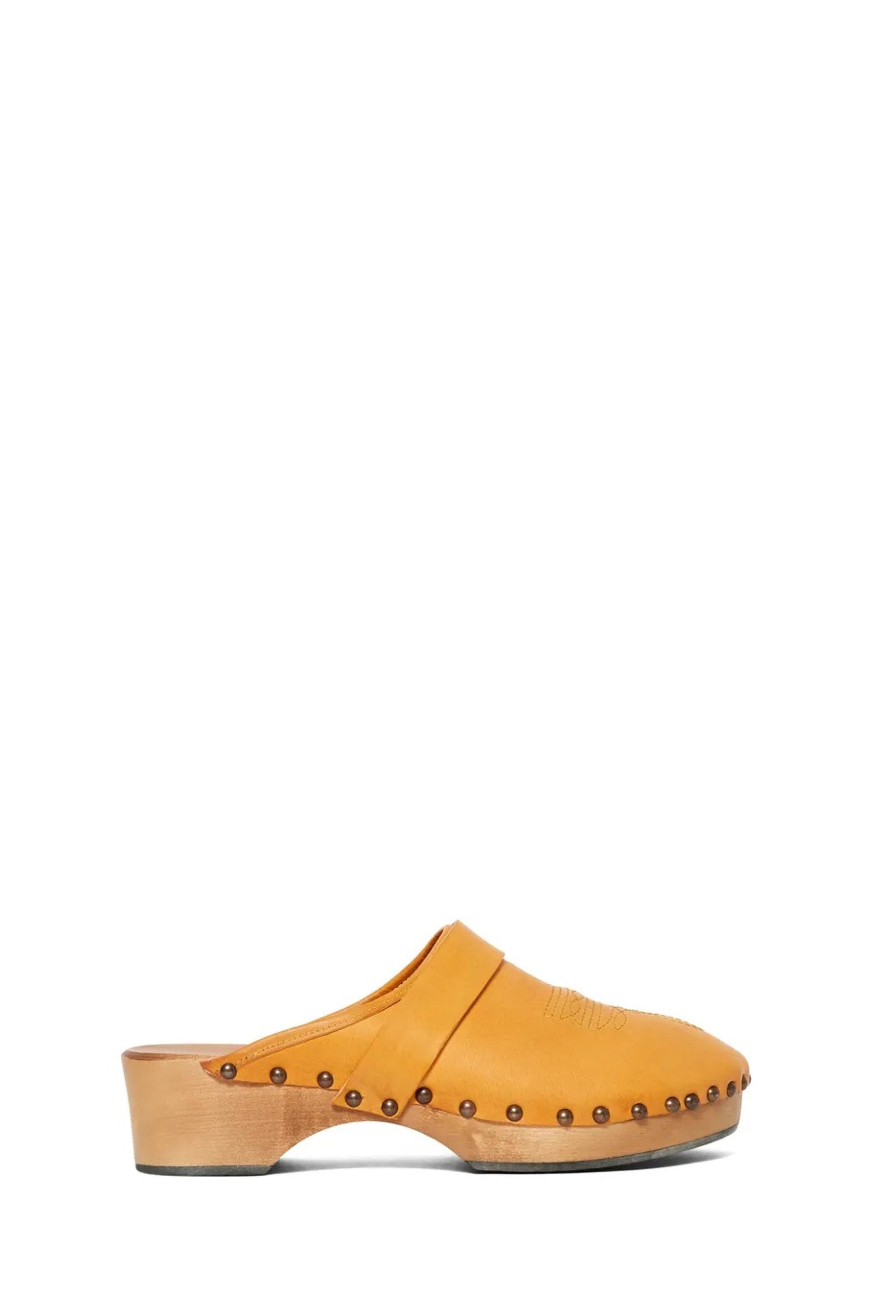Sabots Ines en cuir - Giallo