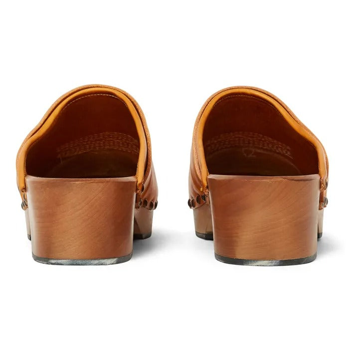 Sabots Ines en cuir - Giallo