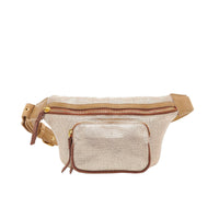 Romeo leather fanny pack - Platinum