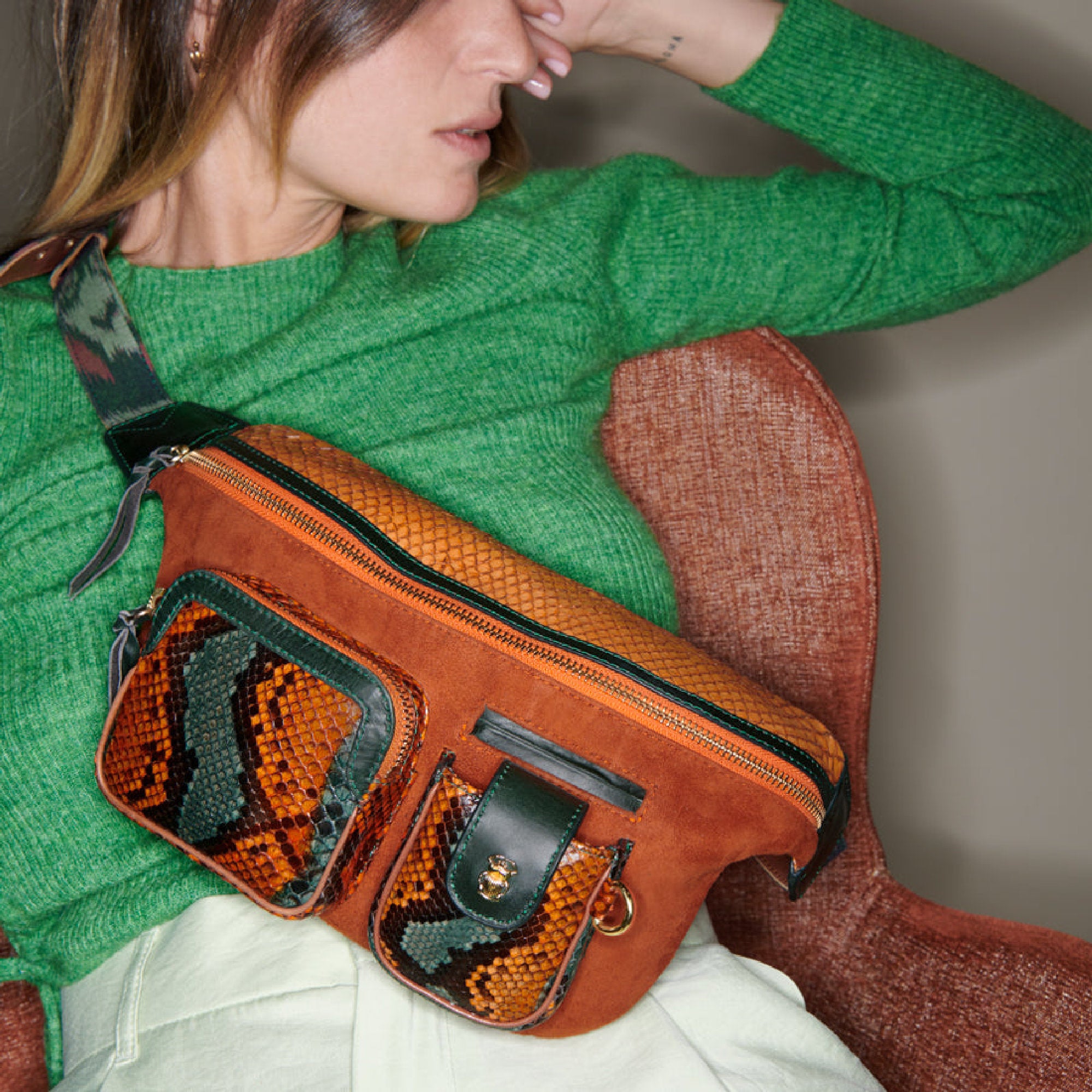 Banane Roméo en python - Vert & Orange