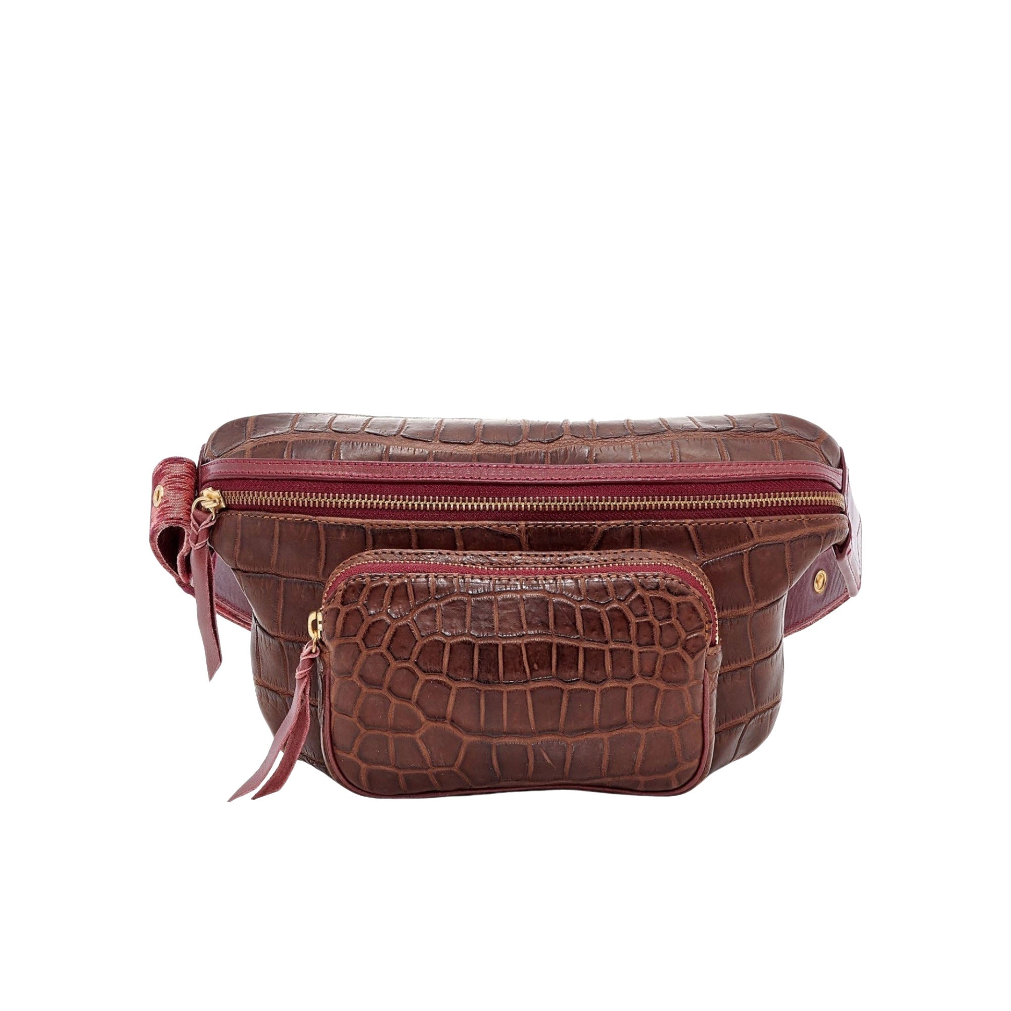 Romeo crocodile banana - Chocolate & Bordeaux