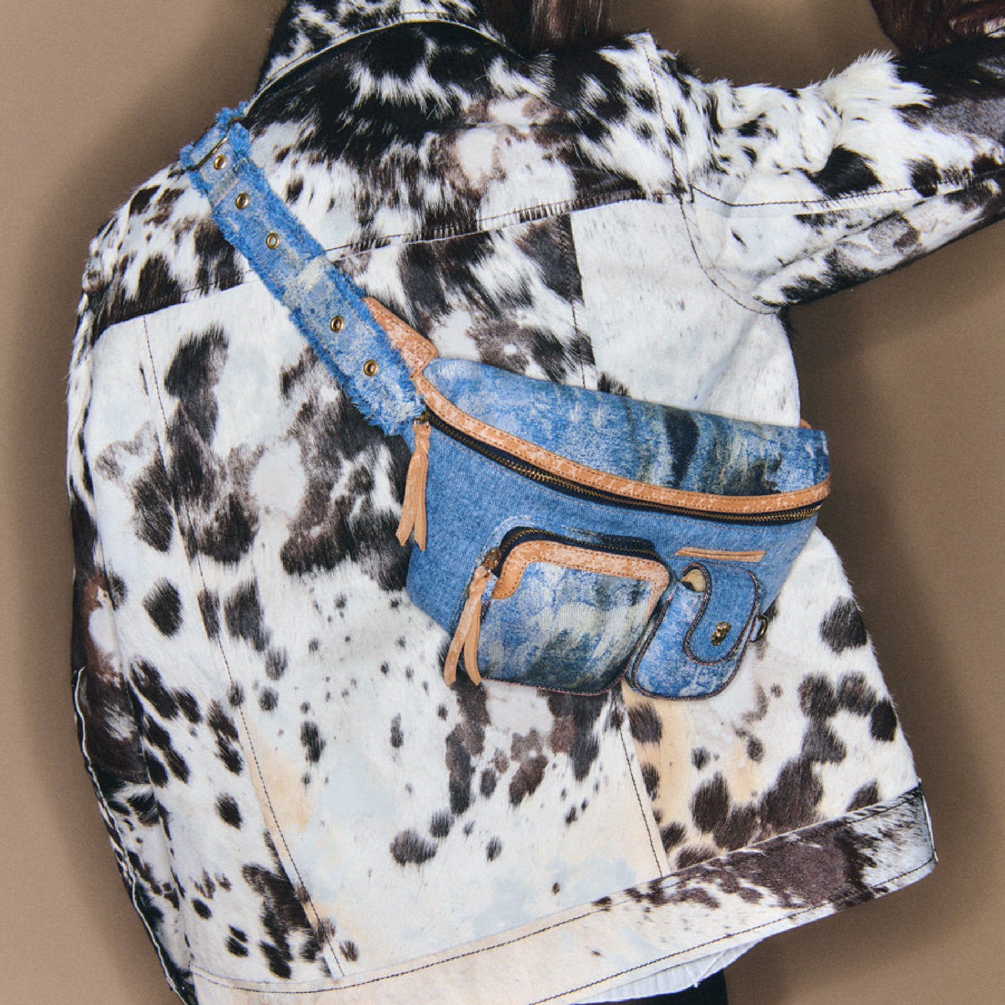 Banane Roméo en tissu - Denim