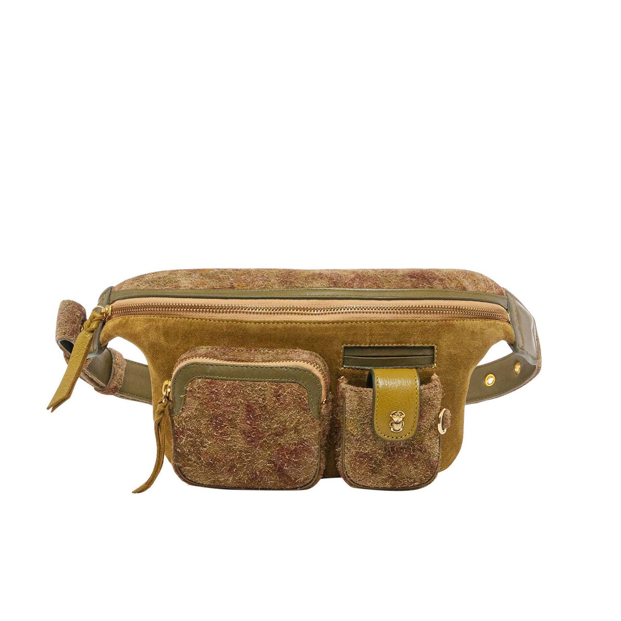 Banane Roméo en cuir de veau - Papyrus