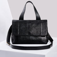 Sac Mimi en python - Noir