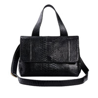 Sac Mimi en python - Noir