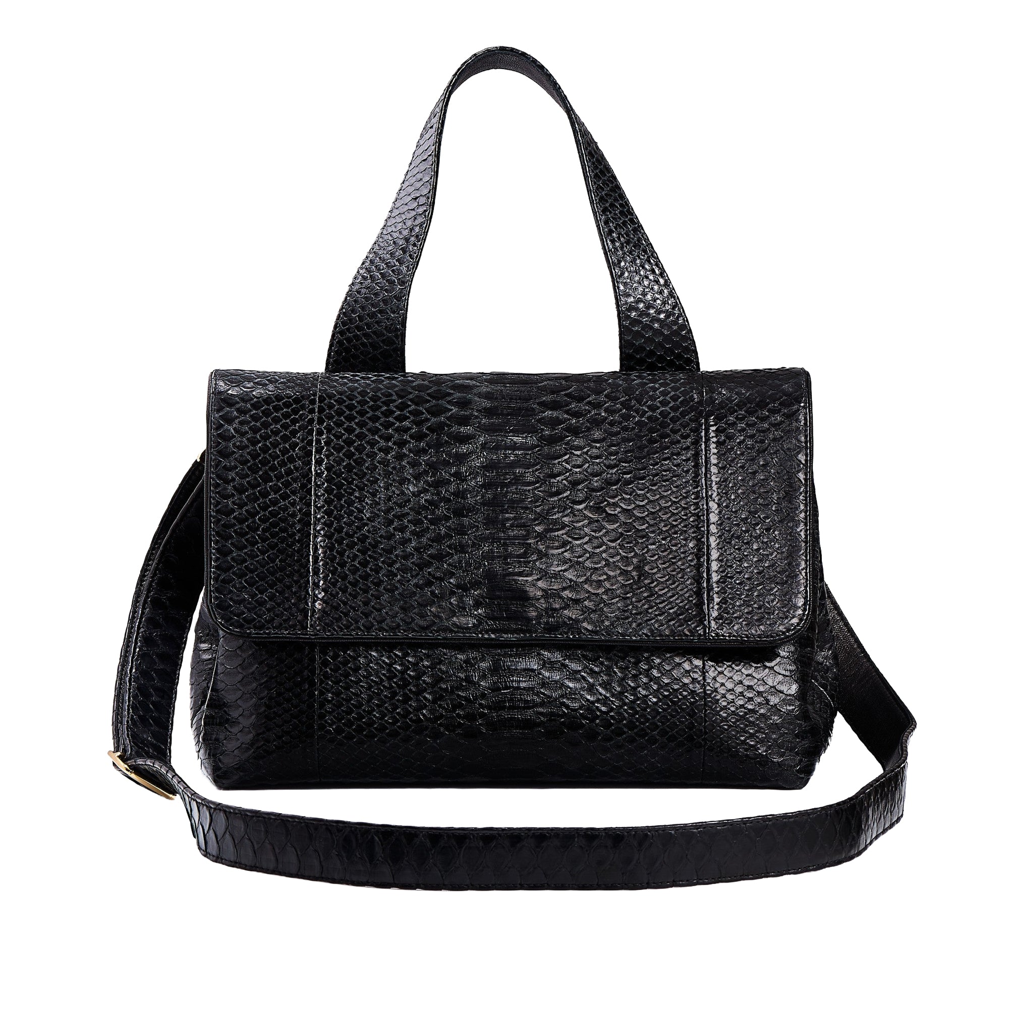 Sac Mimi en python - Noir