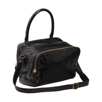 Lalya bag in python - Black