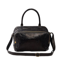 Lalya bag in python - Black