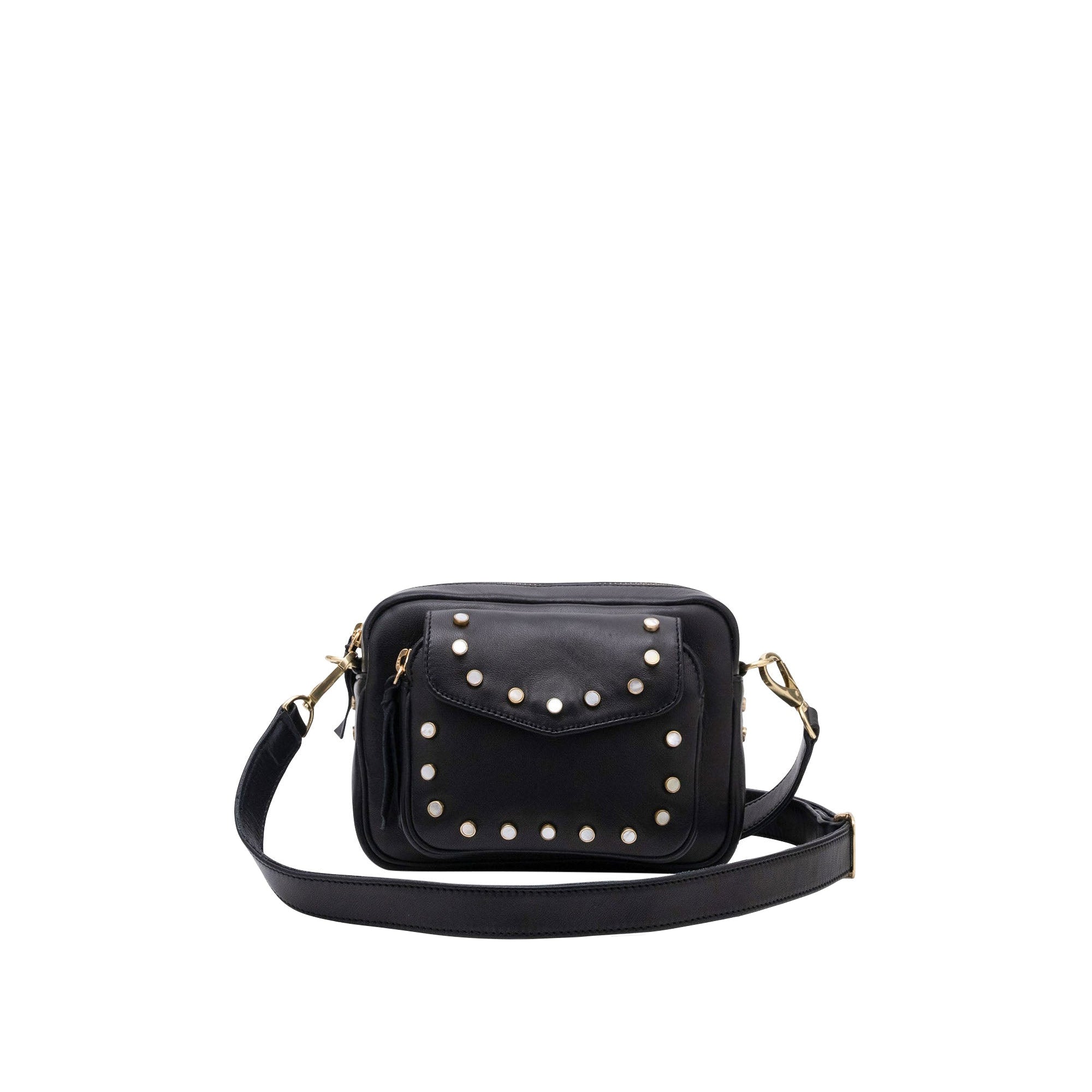 Charly small bag in nappa leather - Black