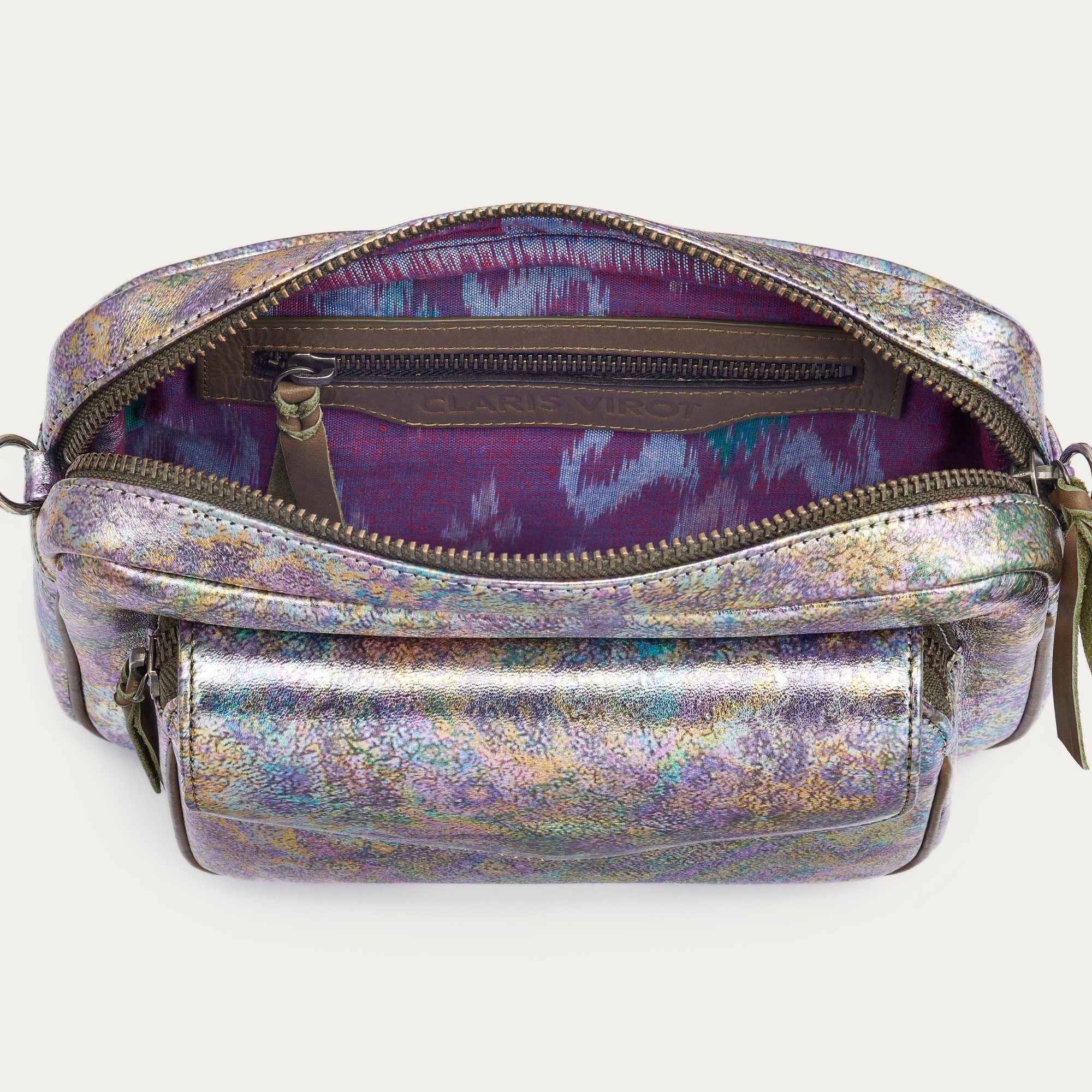 Charly leather bag - Petrol