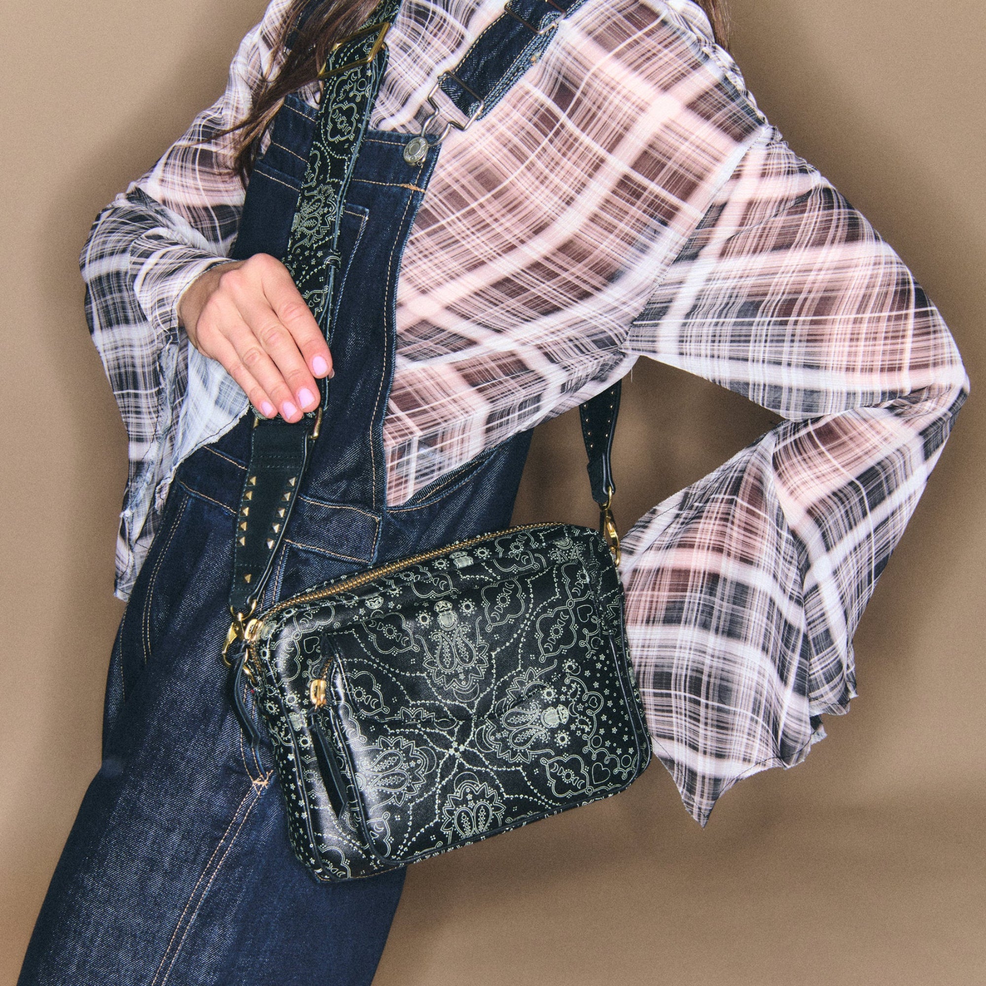 Charly bag in nappa leather - Black