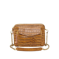 Grand sac Charly en cuir - Tabac