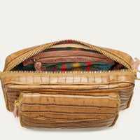 Grand sac Charly en cuir - Tabac